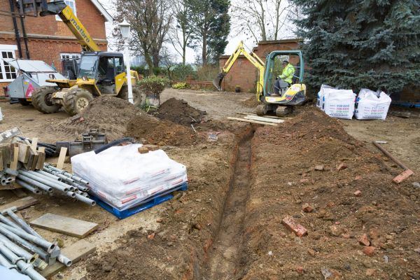 Drainage Ditch Digging in Canton