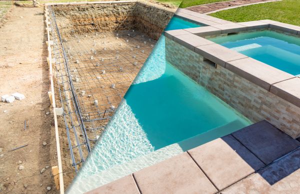 Pool Site Leveling in Canton