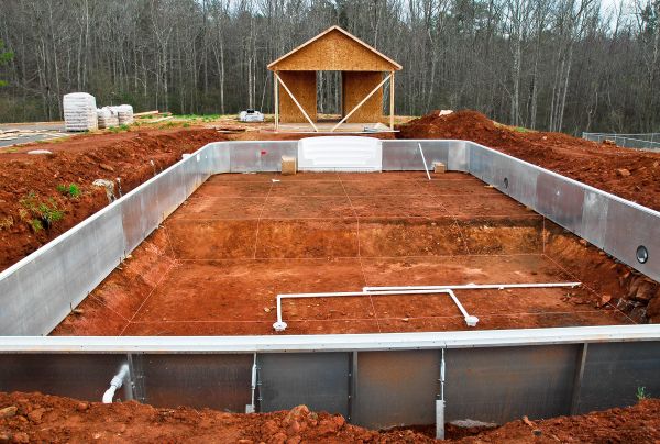 Pool Site Grading in Canton