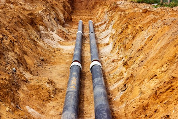 Cost of Water Line Trenching in Canton