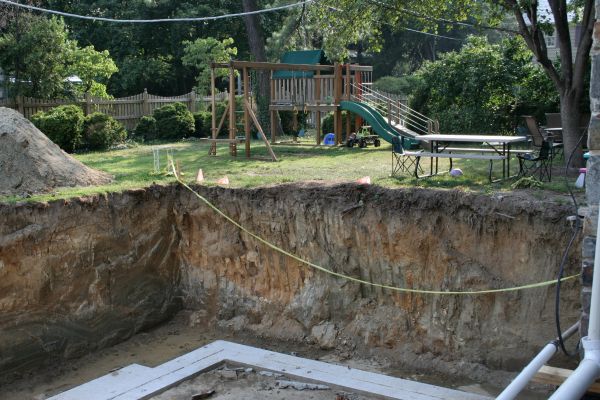 Footer Digging in Canton