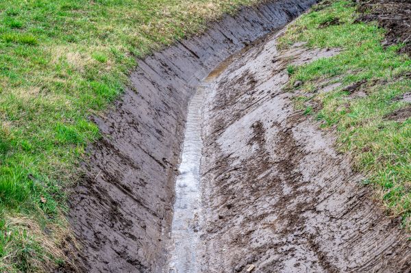 Cost of Drainage Ditch Construction in Canton