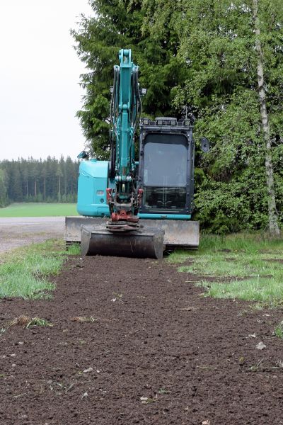 Backhoe Grading in Canton