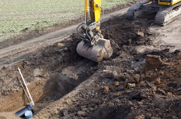 Backhoe Trenching in Canton