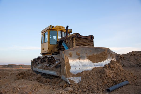Bulldozer Land Grading in Canton