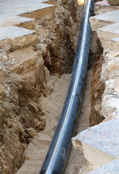 Drainpipe Trenching in Canton