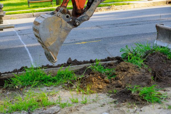 Cost of Sewer Line Trenching in Canton