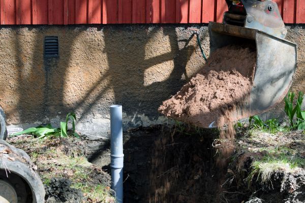 Sewer Line Digging in Canton
