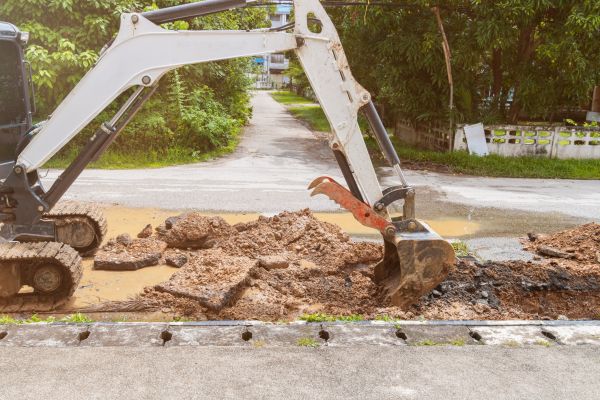 Cost of Water Line Excavation in Canton