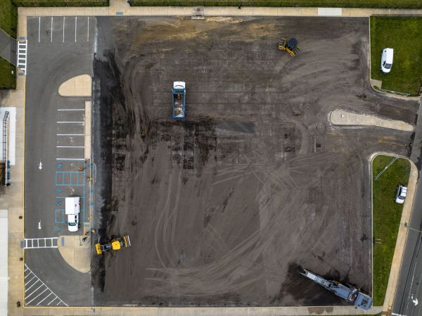 Parking Lot Excavation in Canton